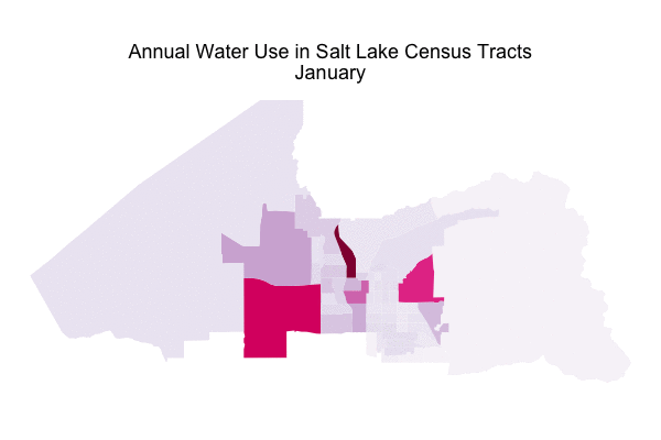 Annual Water Use in SLC